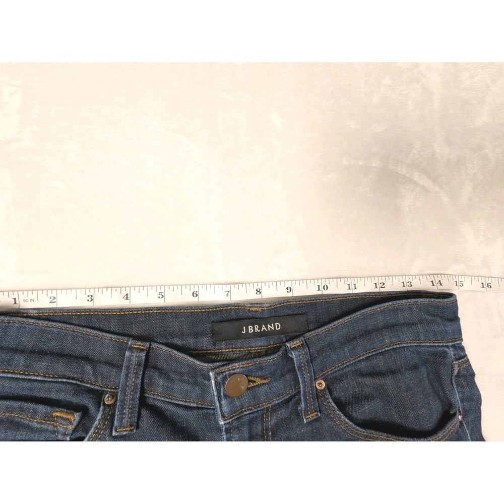 J Brand Womans Jeans Dark Wash Denim Skinny Leg Size 25 - Picture 7 of 9